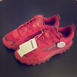 Red Leather Cardi B Reeboks | Women’s Size 9